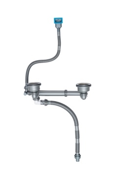 水槽双槽排水器套装rf-596b( 可伸缩) ( 防臭）